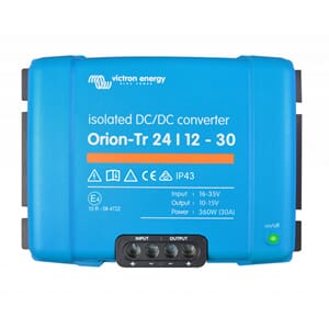 VICTRON Orion TR Omformer DC-DC 24>12V 30A Galvanisk Isolert