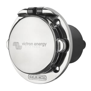 VICTRON Power Inlet 16A stainless steel with cover