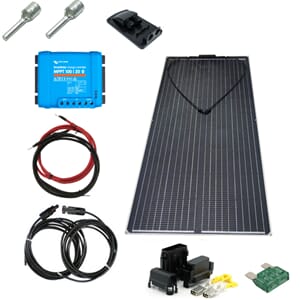 SKANBATT  270W Flexi komplett kit med Victron BT MPPT