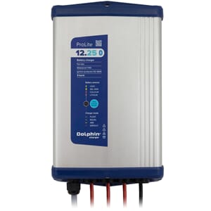 DOLPHIN 12V 25A Batterilader - Bluetooth - IP65 - 3 kanaler