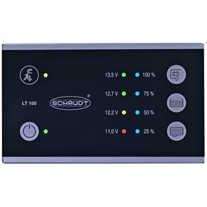 Schaudt LT100 display for strømsystem til Campingvogner