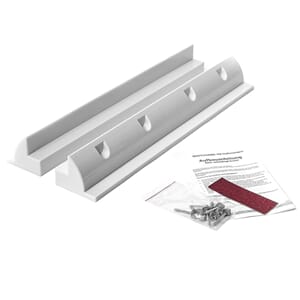 Festebrakett solcelle takmontering 68CM sett - Plast (hvit)