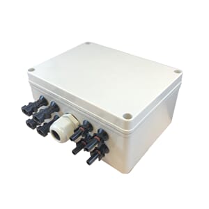 Sol-Koblingsboks solcellepanel 4-inn / 1-utgang MC4-kontakt