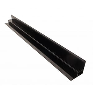 Festebrakett solcelle takmont. 67CM (sett 2 stk) - Alu.Sort