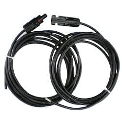 PV Kabel 2x6mm2 5mtr med MC4 kontakter