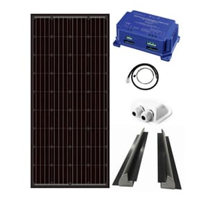 SKANBATT Solcellepakke Bobil 130W-Schaudt LRM1218B MPPT 20A