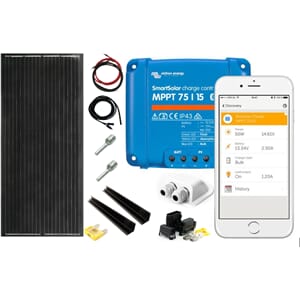 SKANBATT 150x68 - 200W Mono Perc Komplett kit med VICTRON BT