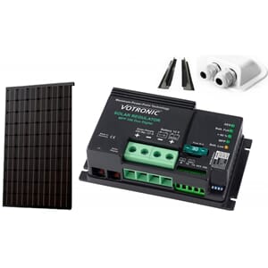 SKANBATT Solcellepk Bobil 185W-Votronic Duo MPP250 2 kanaler