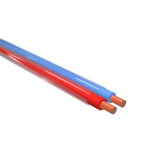 KABEL 2x10mm2 rød / blå - Dobbelisolert