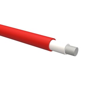 PV Kabel 6mm2 Rød til solcellepanel (pris pr.mtr)