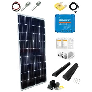 SKANBATT Solcellepk Short 123x67 Bobil 160W-VICTRON MPPT 15A