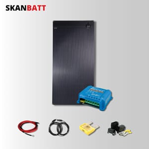 SKANBATT Solcellepakke - 160W Flex / Victron MPPT 15A