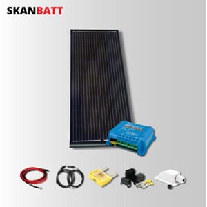 SKANBATT Solcellepakke - 190w Rammepanel (Aero VAN) - Victro