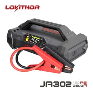 Lokithor Lith. Startbooster 2500A med 150 PSI Luftkompressor