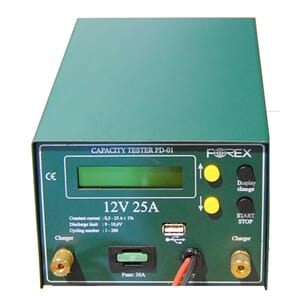 FOREX Batteri/kapasitetstester Elektronisk 12V, USB lagring