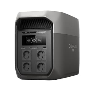 ECOFLOW DELTA 3 MAX Bærbar Strømforsyning 2048Wh - 2400W
