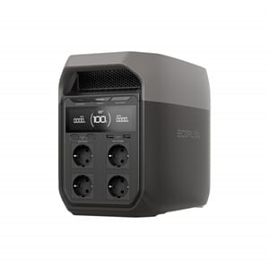 ECOFLOW DELTA 3 Bærbar Strømforsyning - LPS - 1024Wh - 1800W