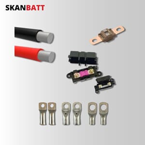 vl230V ladekab.pk 60A 1,7m 2x16kv 70A sikr.m.holder pr kanal