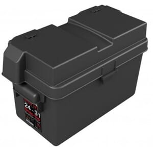 Batterikasse 372 x185 x 205mm (innvendig) plast stor (BG31)