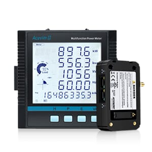 Acuvim IIR energimåler med 8 GB minne, mV/Rogowski, BTL