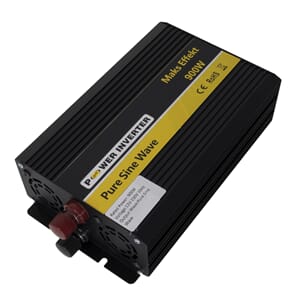 POWER Inverter 12V 900W Ren Sinus - m/fjernkontroll