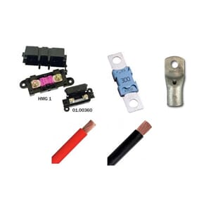 Vanlife Inverter Kabelpakke 3000W - 2m 95mm2 kabel