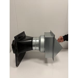 Komplett eksosadapter sett Hyundai HY6500Sei (inne + utedel)