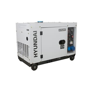 HYUNDAI Strømaggregat 6300W - El.start - Diesel - Forvarming