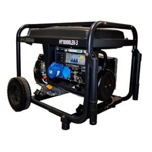 HYUNDAI Strømaggregat 10kVA - 230V 3-FAS - BENSIN