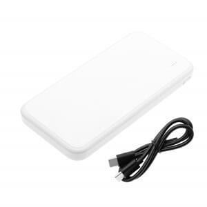 Powerbank 10000mAh 5V USB-C og USB-A - Hurtiglader