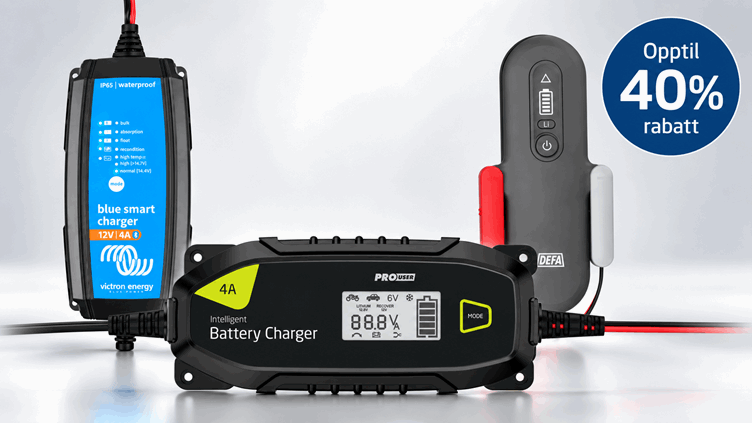 Kampanje på batteriladere